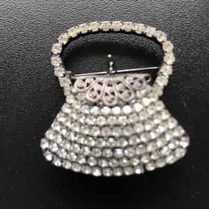 Dorothy Bauer Vintage pocketbook brooch.